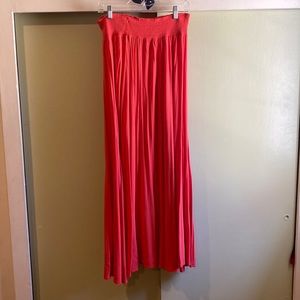 EUC Torrid Pink Maxi Skirt